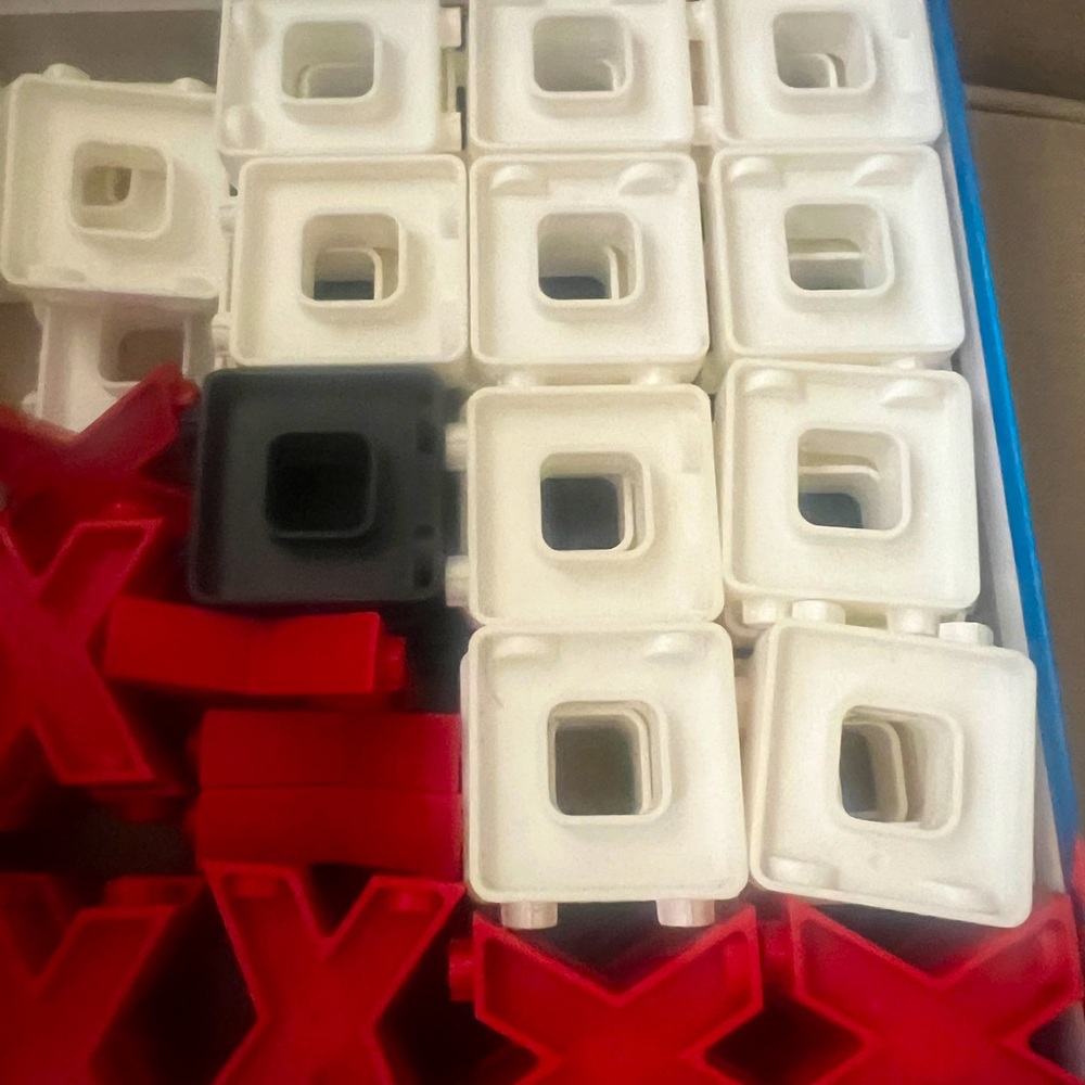 2014 TicStacToe  3D  Strategy Board Game Pressman Tic Tac Toe - complete set